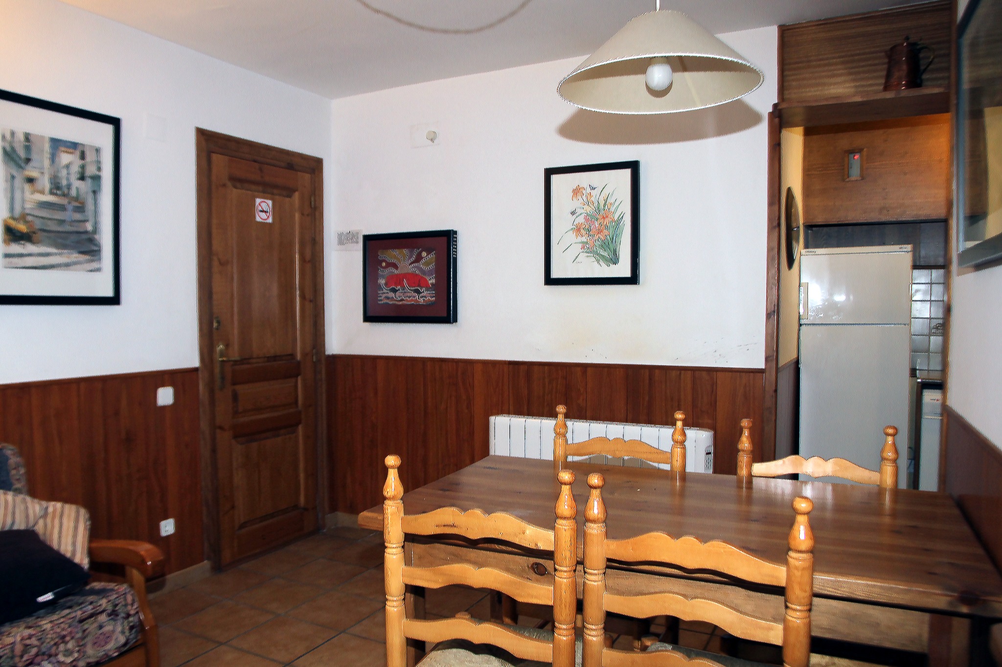 Zona de estar · Apartamento en Unha